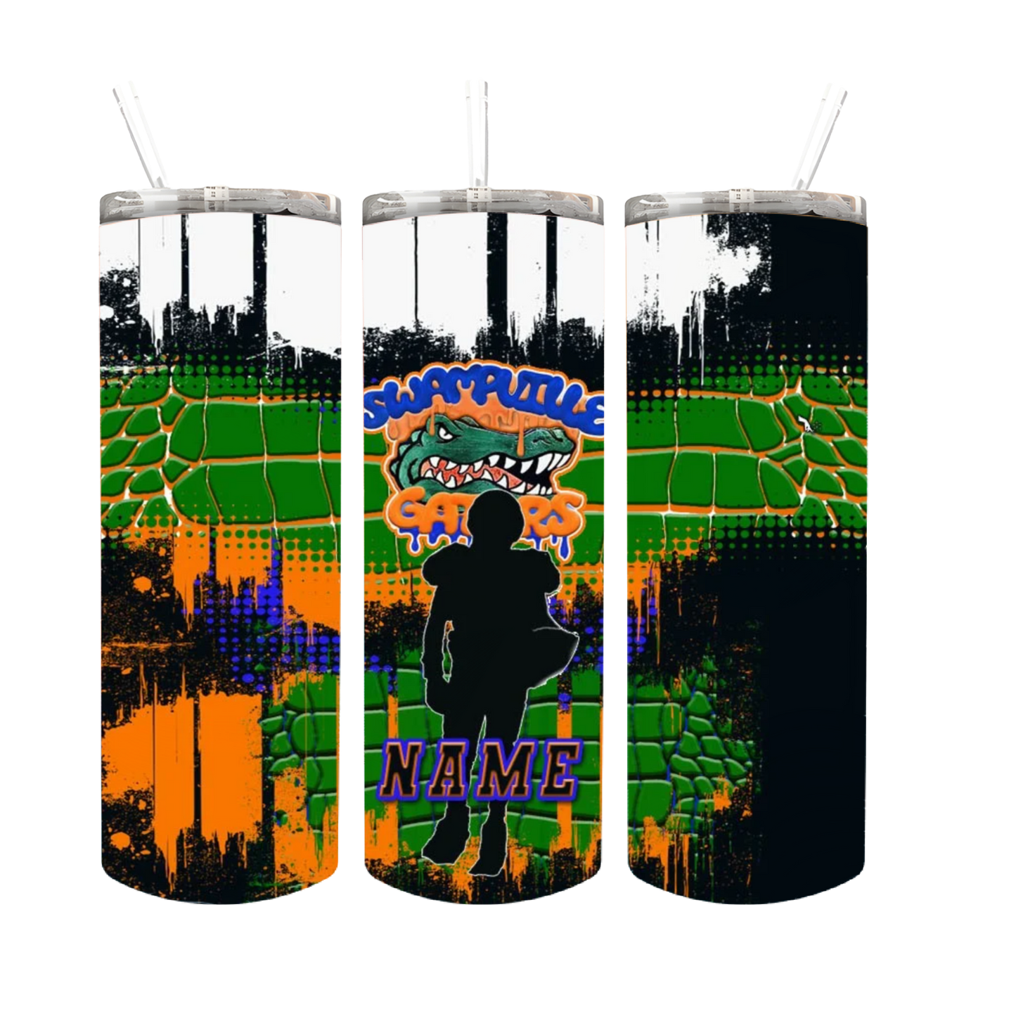 20oz Skinny Tumbler - Swampville