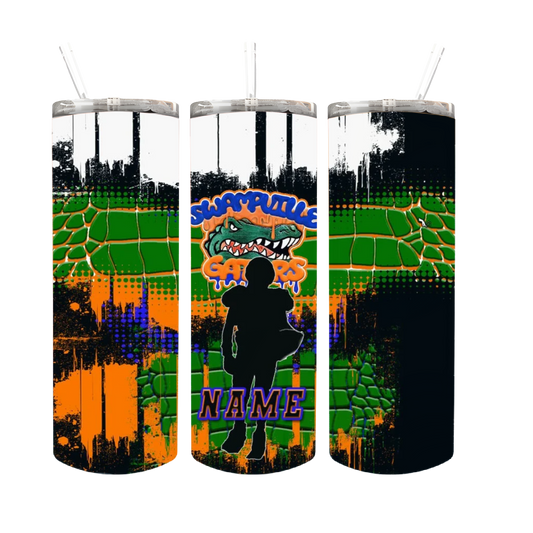 20oz Skinny Tumbler - Swampville